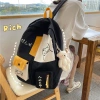 Schoolbag for girls, Korean high school forest style, Japanese style backpack, versatile, simple backpack for middle school, junior high school and primary school students, Xia Jinquan 0801 booth Specification image